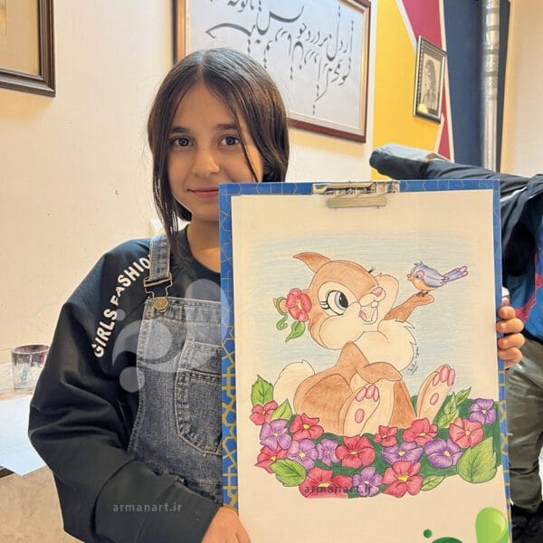 کلاس نقاشی کودکان در تهرانسر